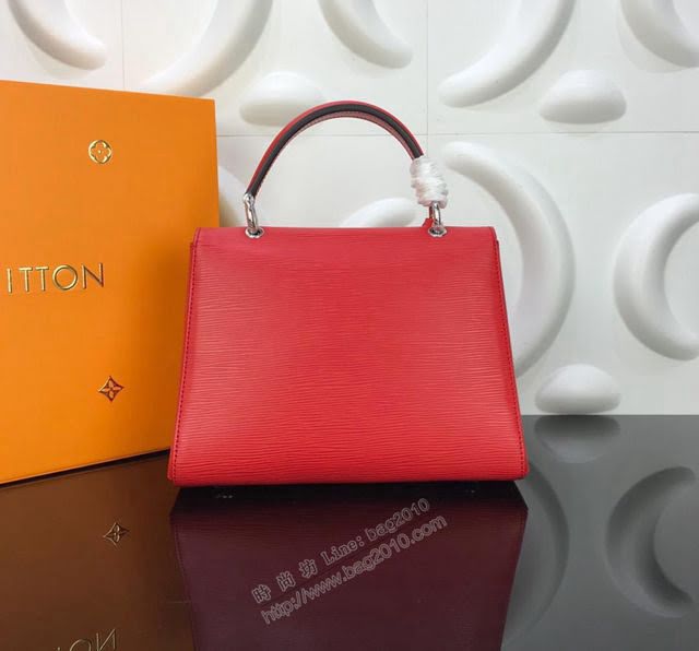 LV女包 M53695 紅色水波紋 頂級原單 路易威登單肩包 Grenelle小號手袋 LV斜挎女包  ydh2785